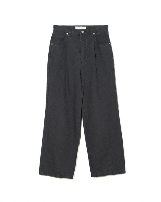 FIVE POCKET DENIM - GRAY BLACK