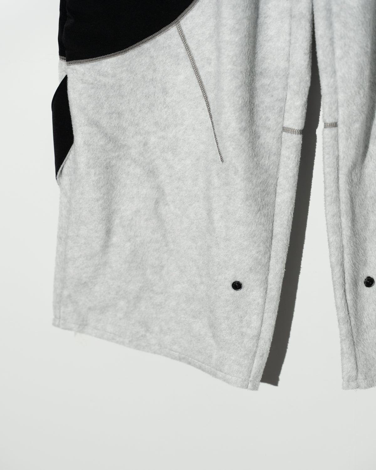 PANEL FLEECE PANTS - GREY