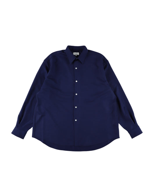 36G IDEAL WOOL SHIRT - NAVY