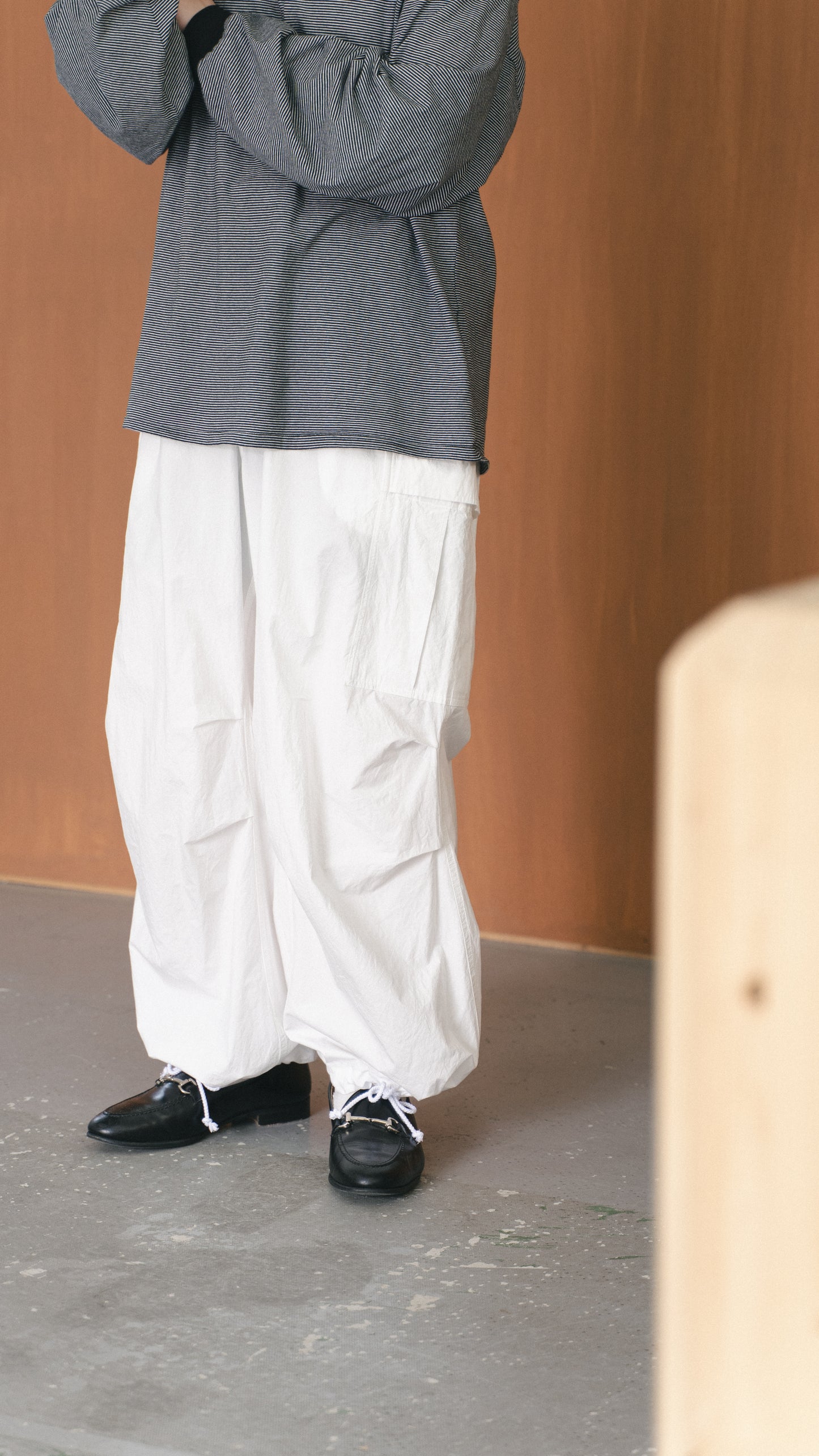 CARGO PT/COTTON - WHITE