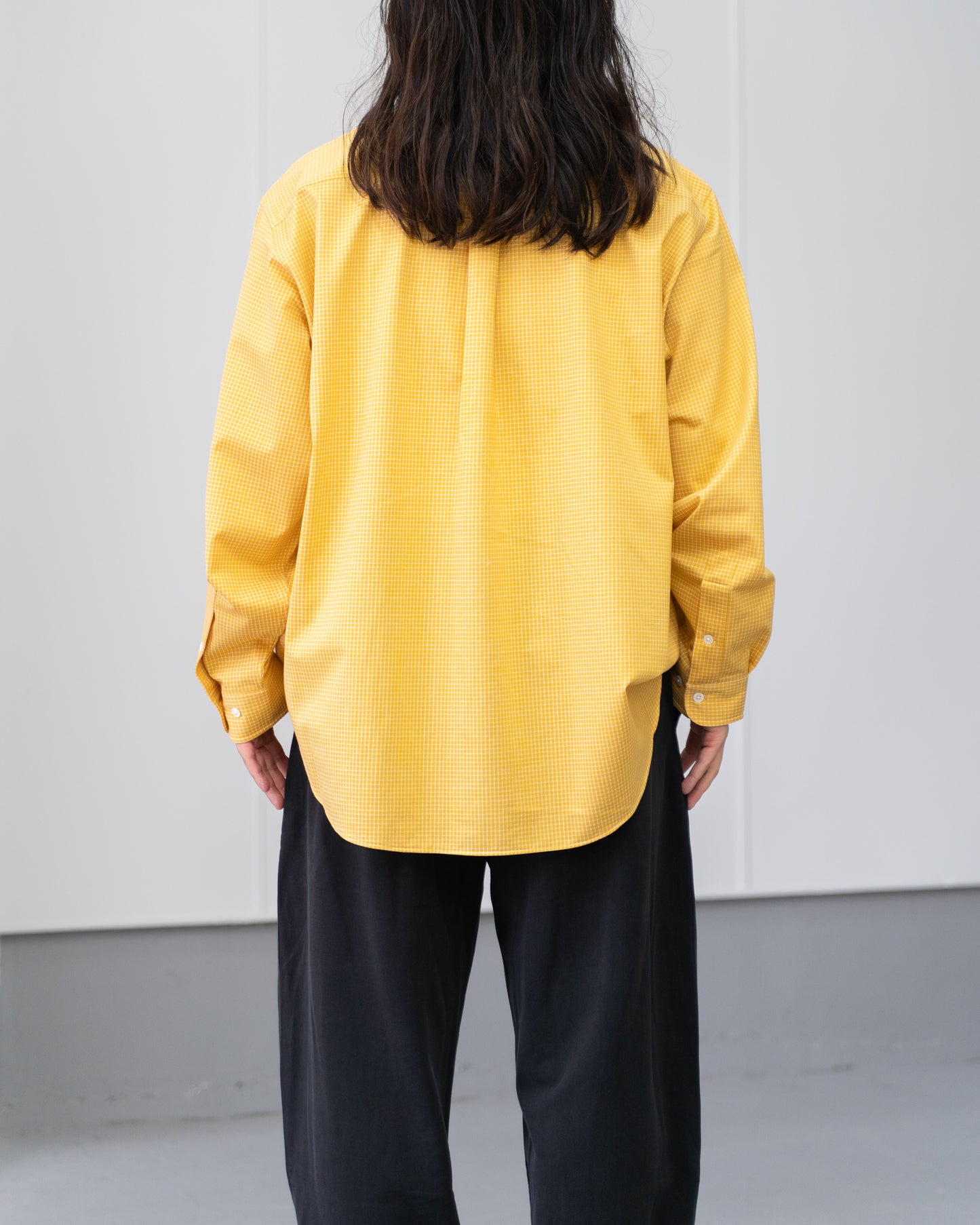 36G ATMOSPHERE CHECK SHIRT - YELLOW