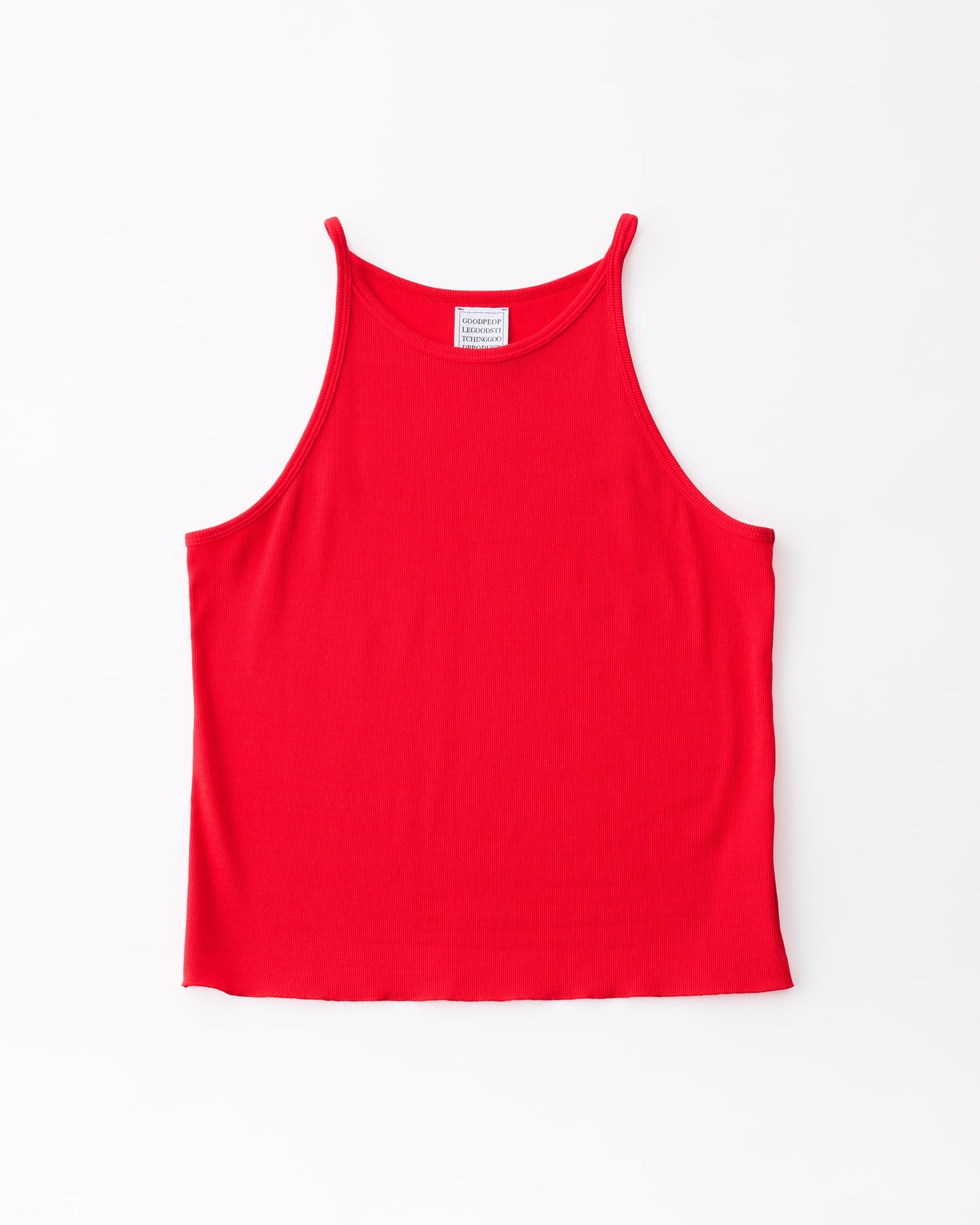 FRESCA ZERO LIGHT RIB TANK TOP - PINK RED