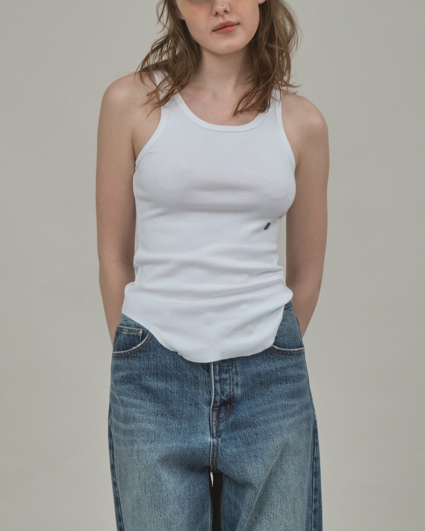 SOFT TANK TOP - GRAY
