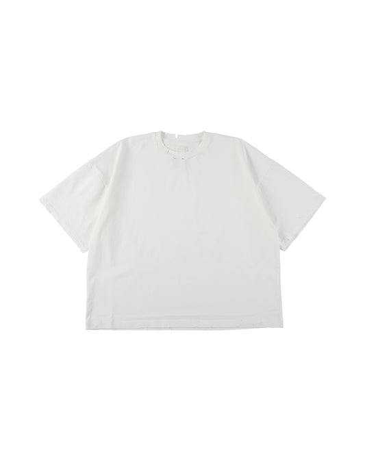 22G MAX WEIGHT SCRATCHES TEE - WHITE