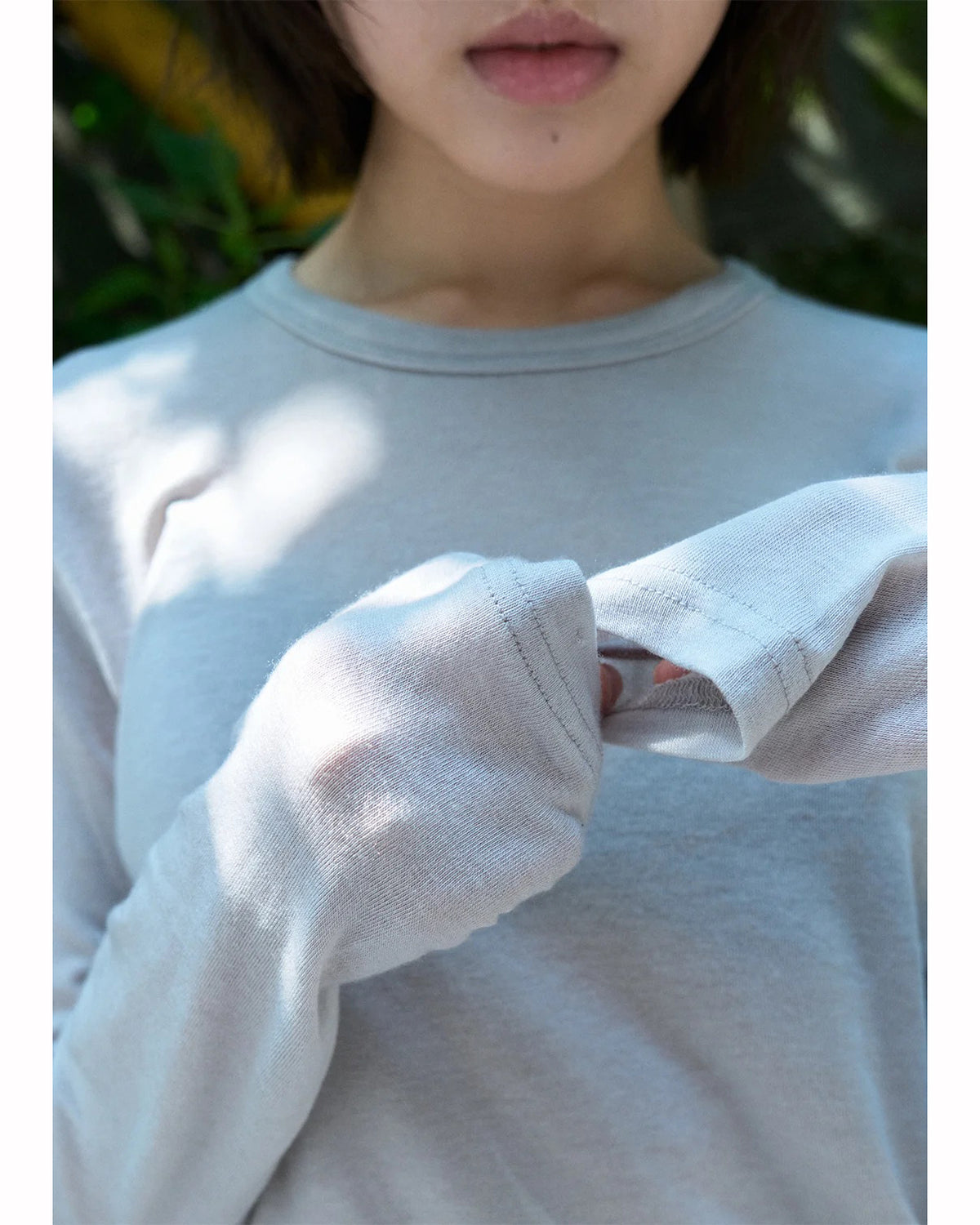 SHEER TOPS - GRAY