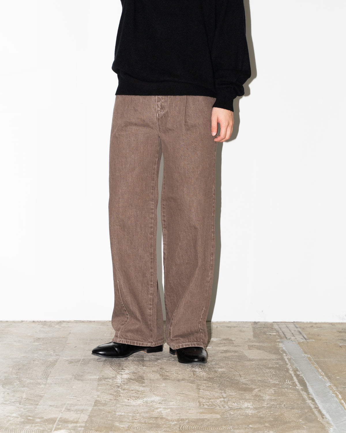 FIVE POCKET DENIM - BROWN
