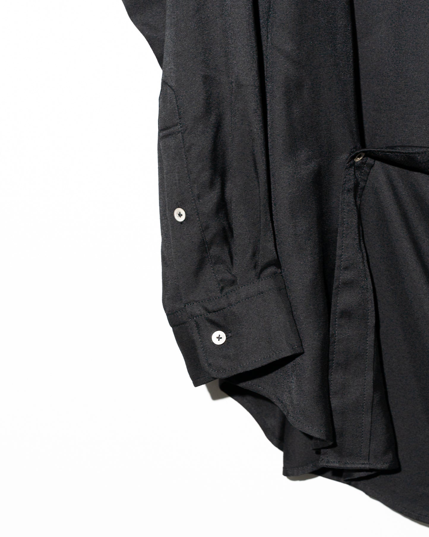OVERLAP SHIRTS - BLACK