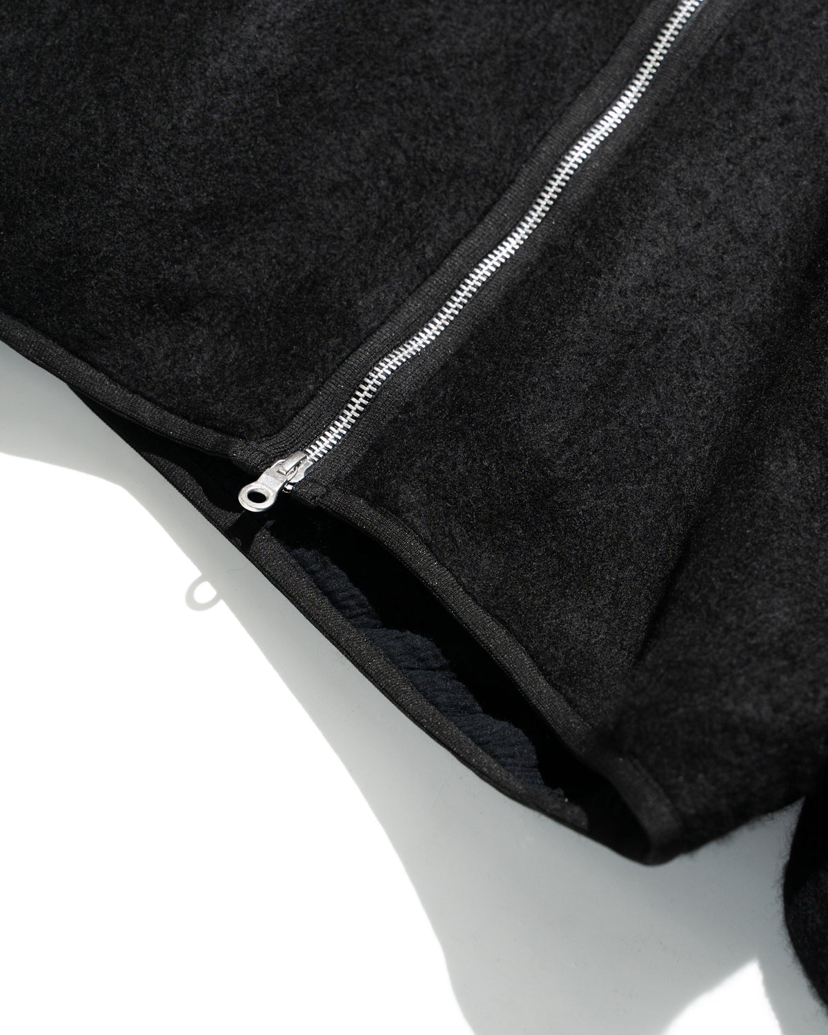 5G×22G CASHMERE FUR BLOUSON - BLACK