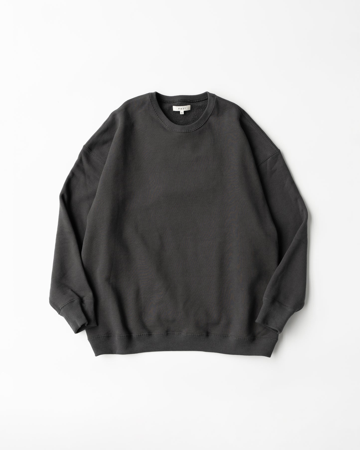 CREW NECK SWEAT (FEMME) - CHARCOAL GRAY