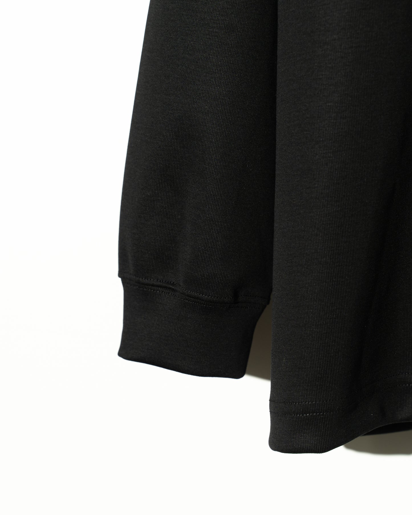 PREMIUM JERSEY LONG SLEEVE SHIRT - BLACK