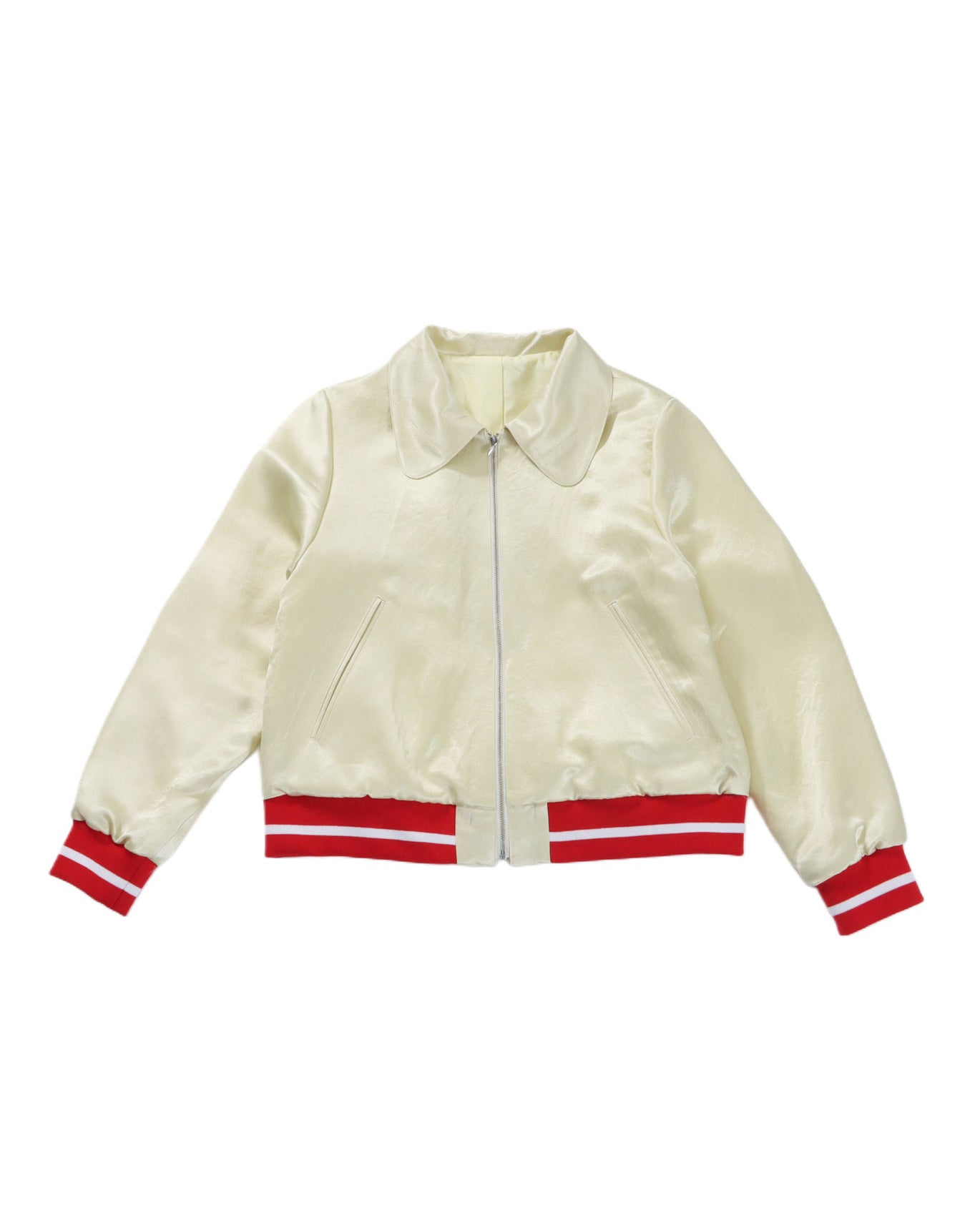 SHIMMER LOOP JACKET - CREAM