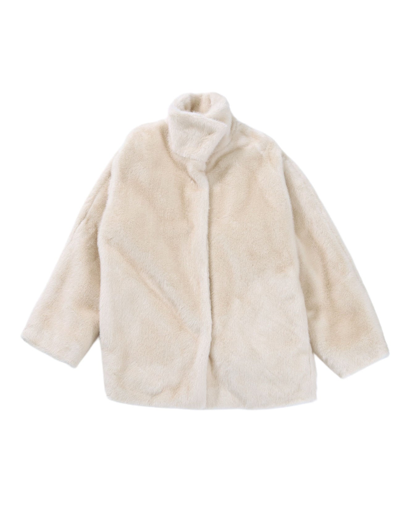 QUIET MOOD FUR COAT - IVORY