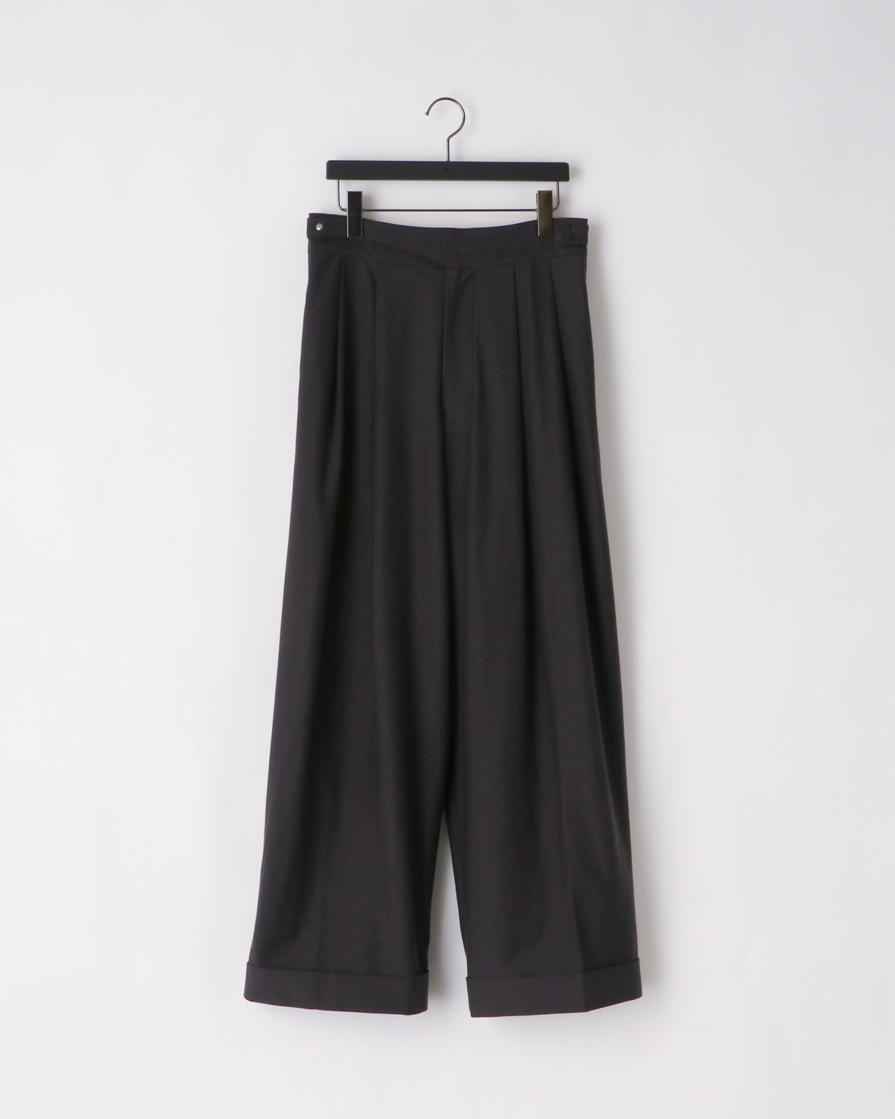 46G SOLARO GURKHA PANTS - CHARCOAL BLACK