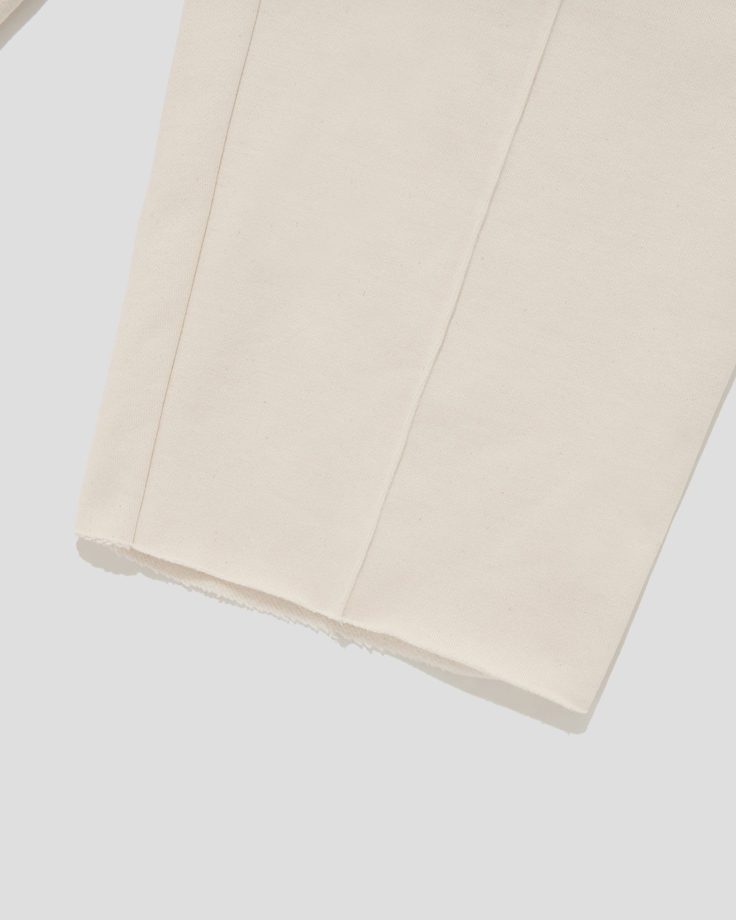PINTUCK JERSEY WIDE PANTS - COSMIC LATTE
