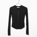 SENSUAL SHEER CARDI - BLACK
