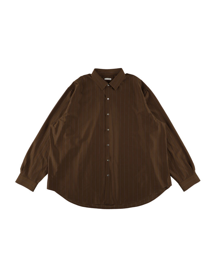 46G STRIPE ATMOSPHERE SHIRT - BROWN BLUE