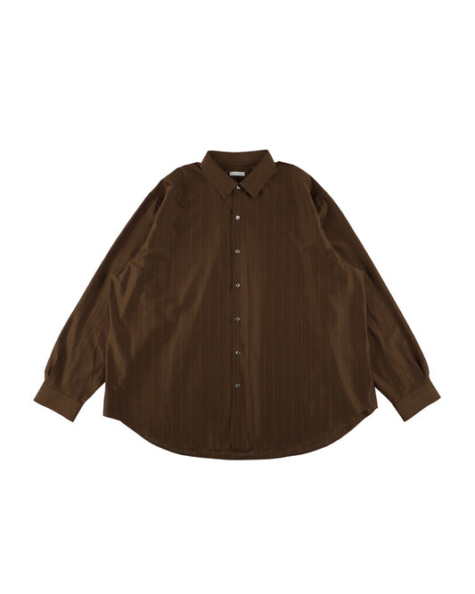 46G STRIPE ATMOSPHERE SHIRT - BROWN BLUE