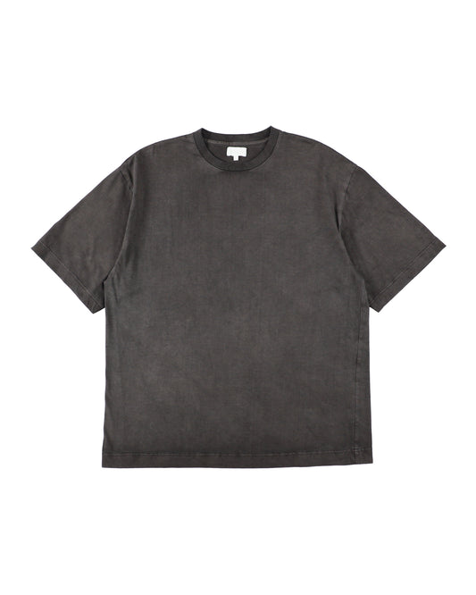 36G LOW TWIST GARMENT DYE S/S TEE - CHARCOAL PIGMENT