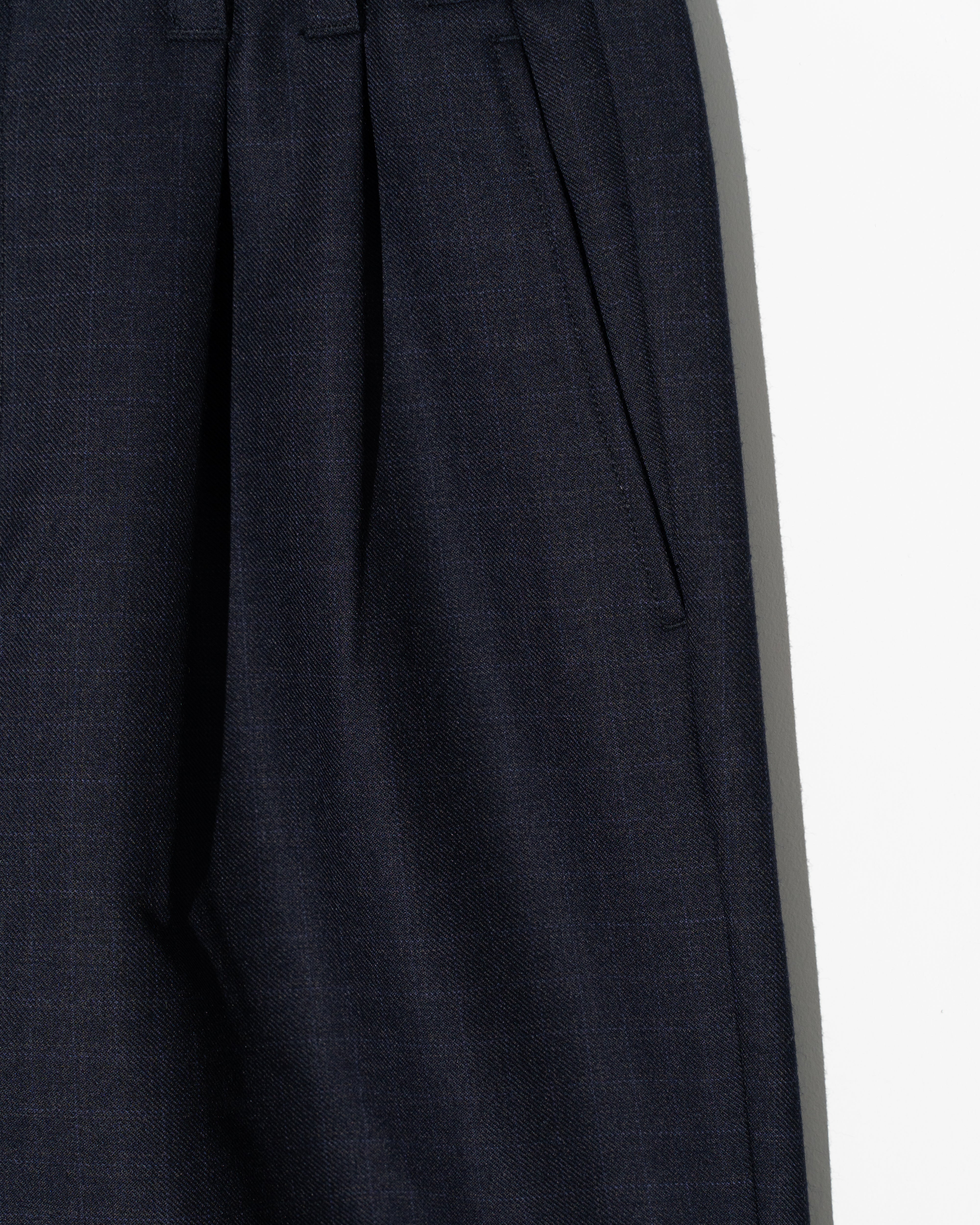 Abelia Edoward Goucha BASEBALL SLACKS NAVY | HAKU公式通販