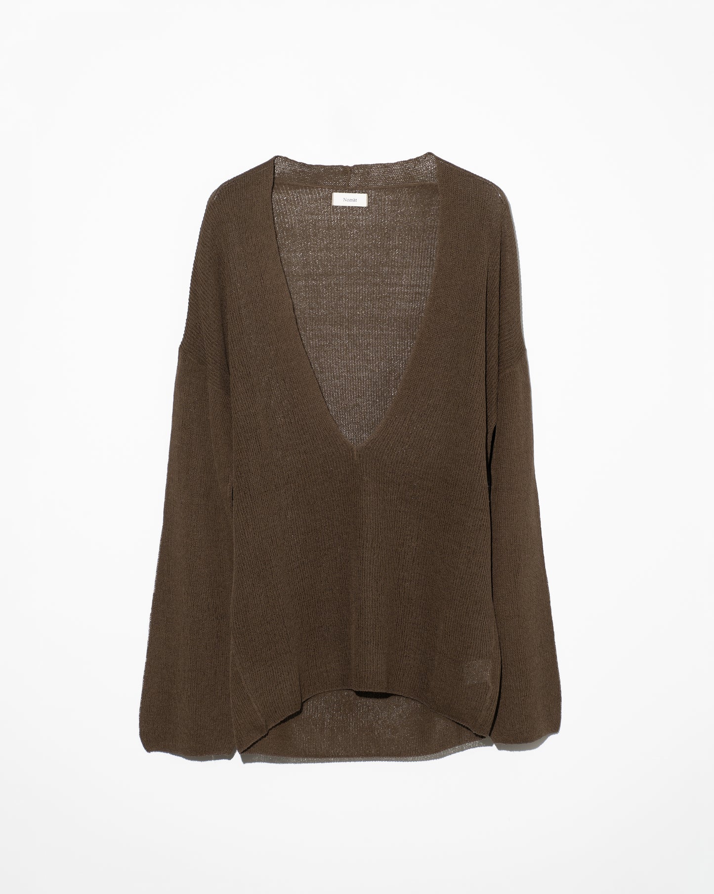 DEEP V WIDE KNIT - KHAKI