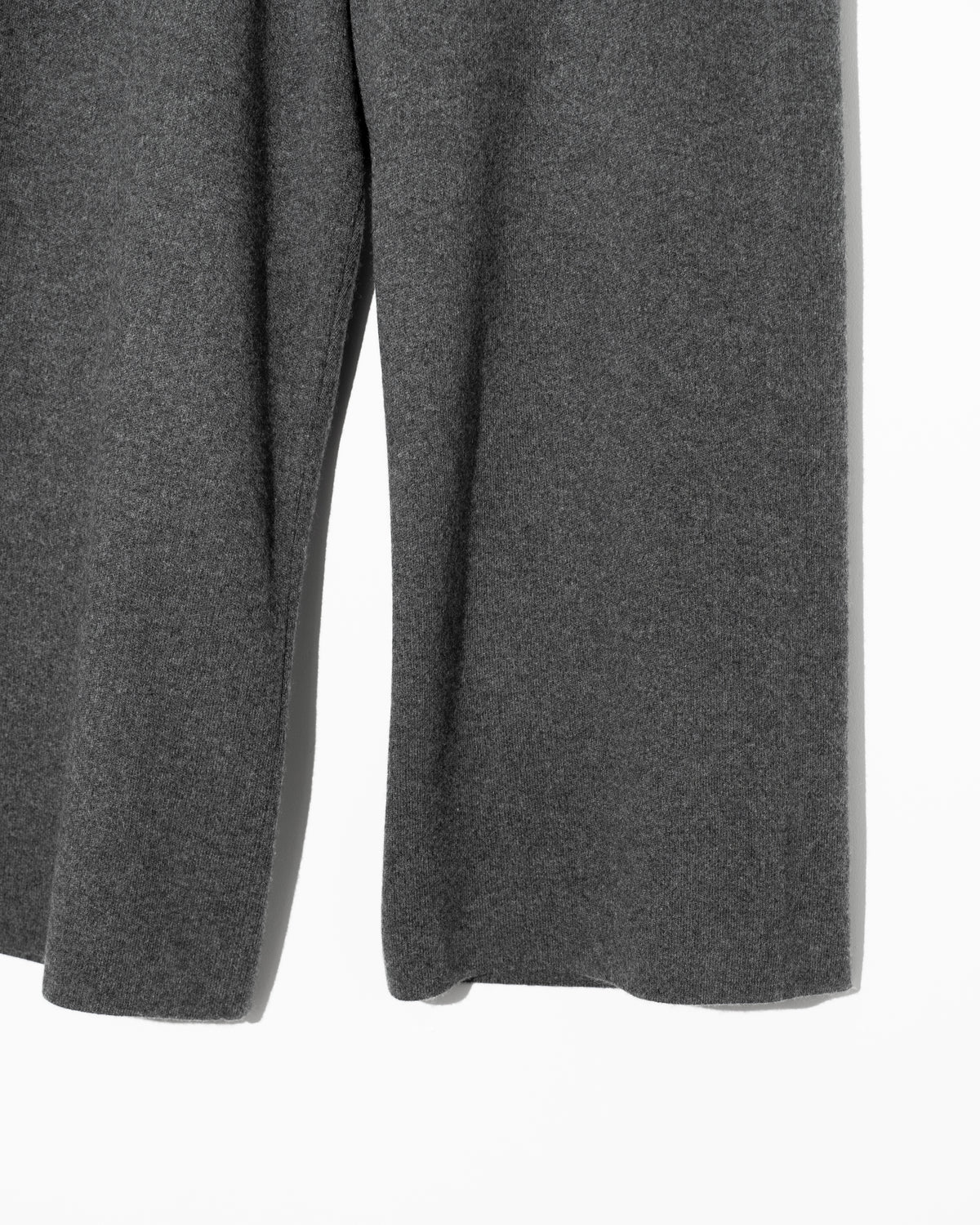 WOOL CASHMERE WIDE PT - T.GRAY