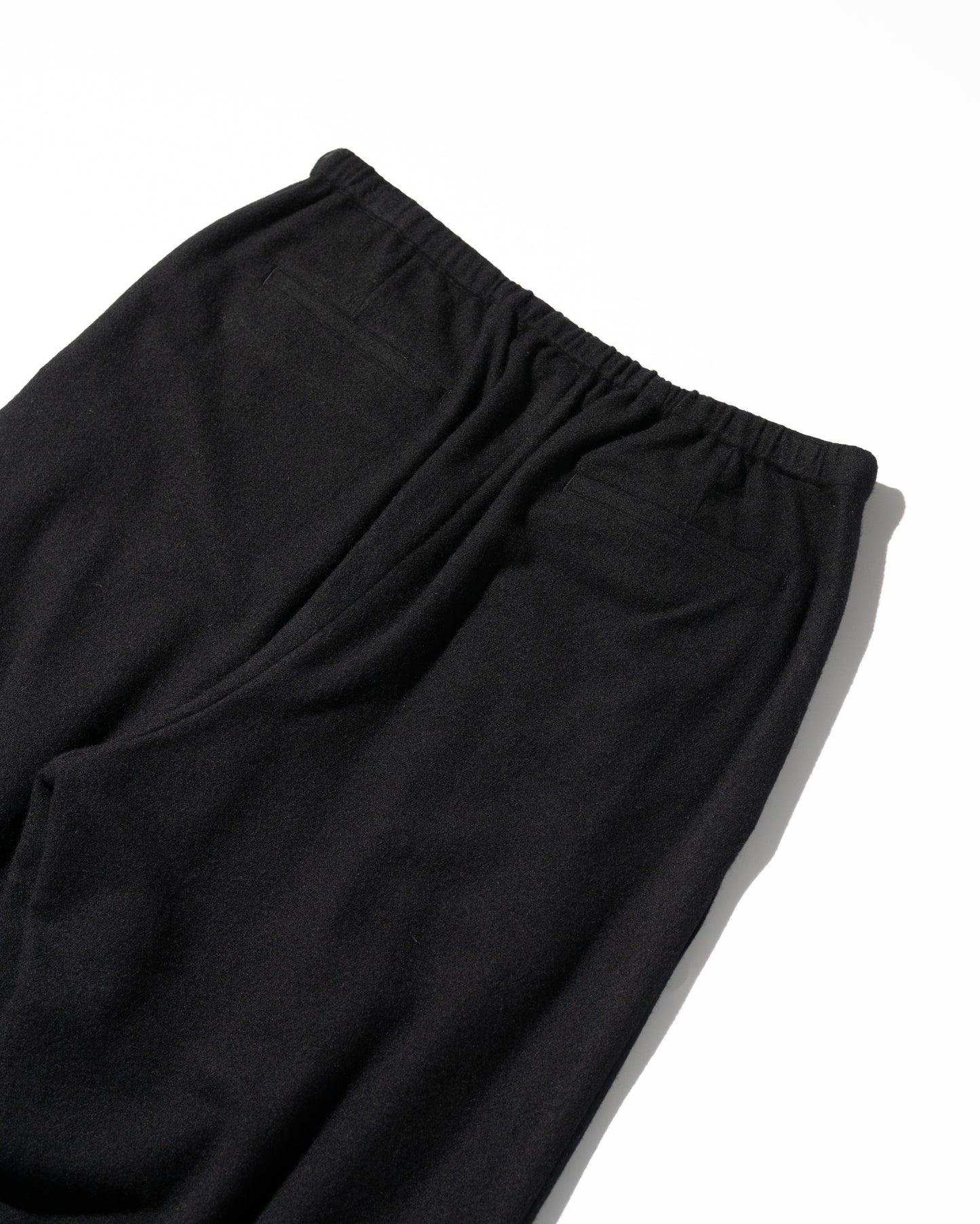 CASHMERE WIDE PANTS - BLACK