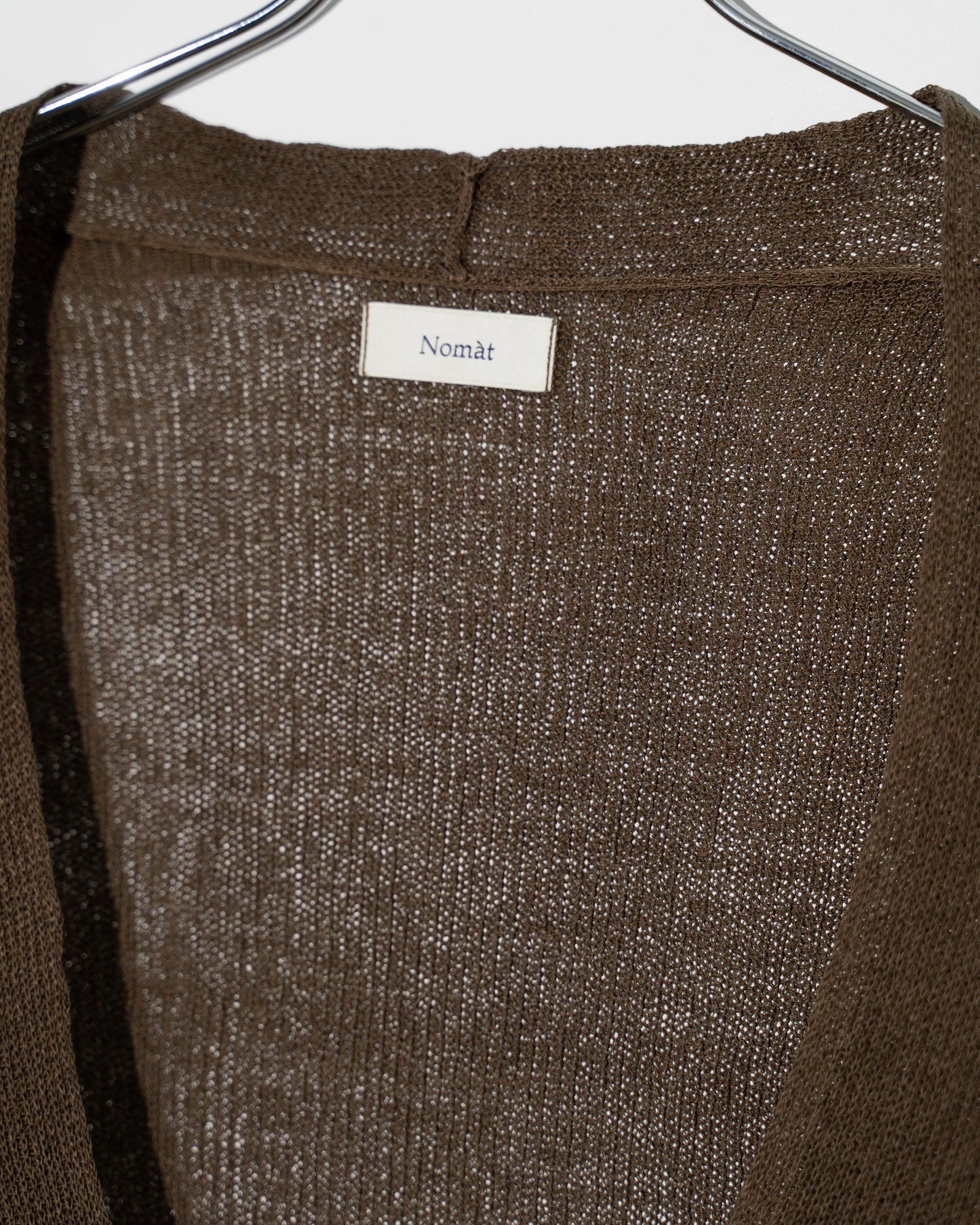 DEEP V WIDE KNIT - KHAKI