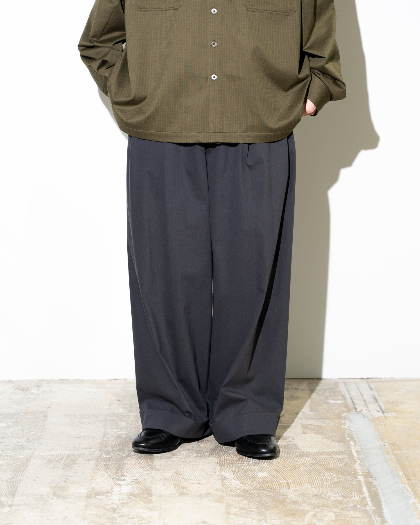 46G SOLARO GURKHA PANTS - CHARCOAL BLACK