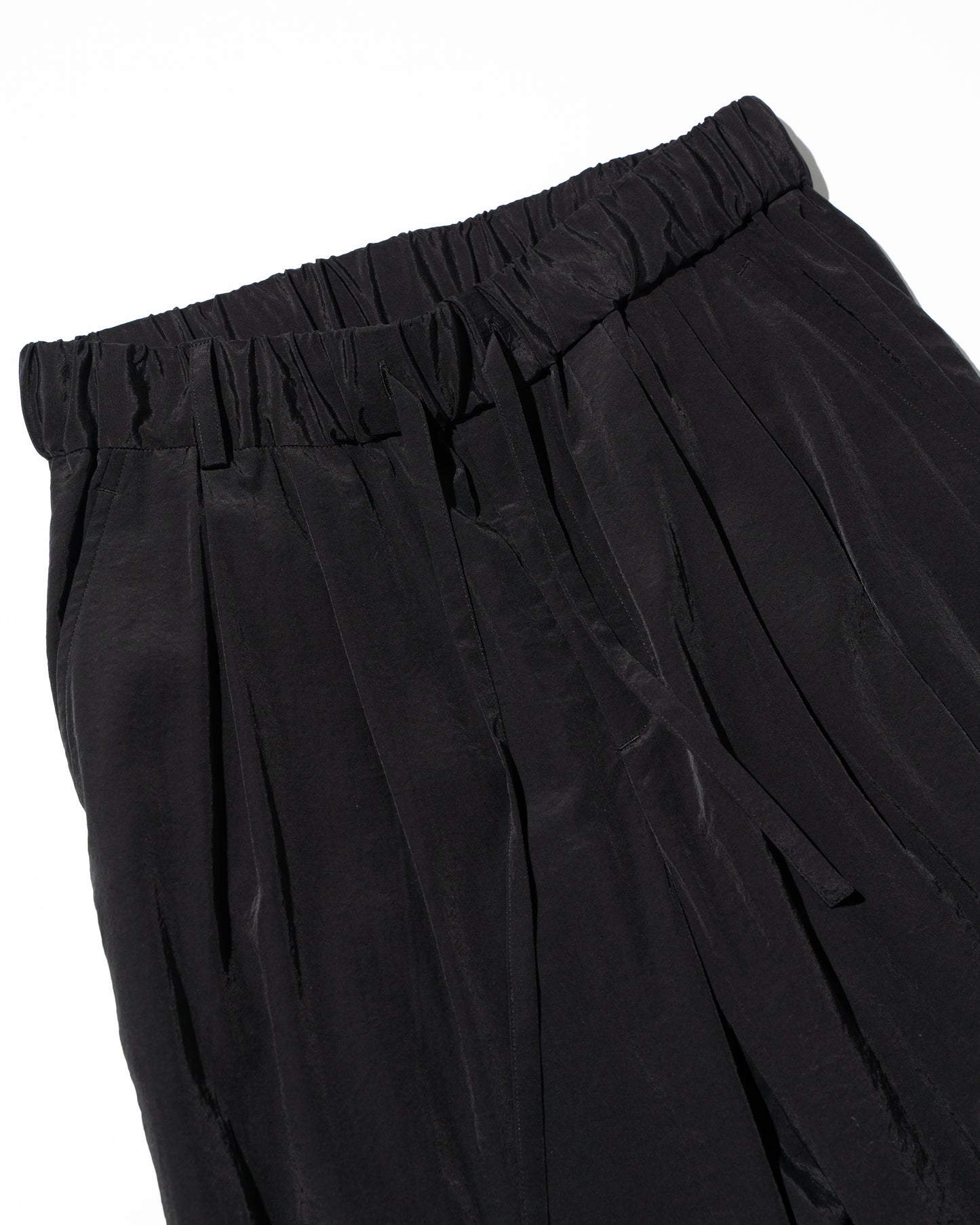 SALT SHIRNK CUPRO BROWSING PANTS - BLACK