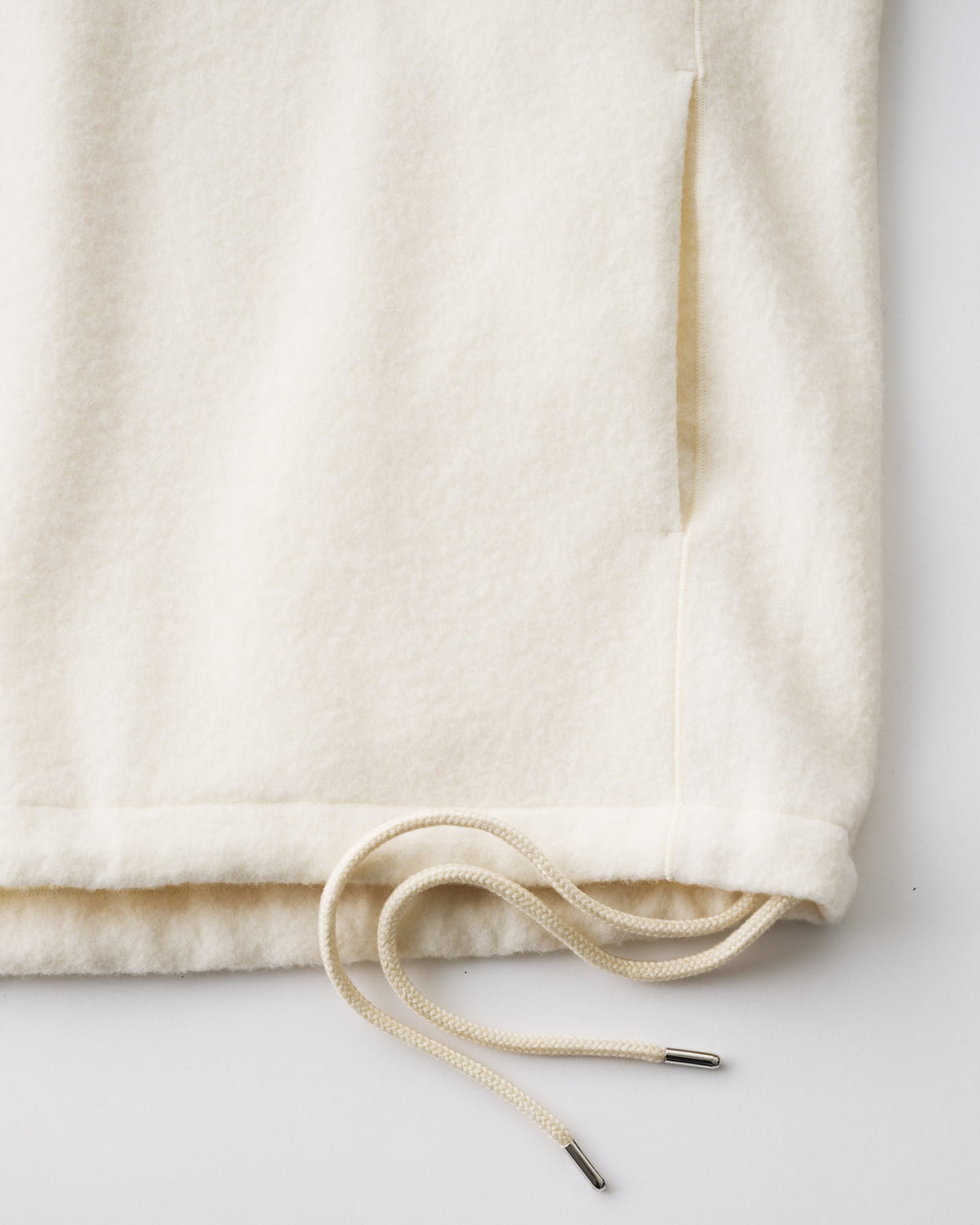 LIGHT WEIGHT WOOL FLEECE BALANCIRCULAR® ANORAK - WAX