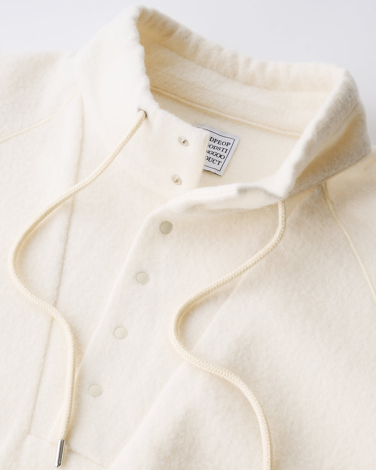LIGHT WEIGHT WOOL FLEECE BALANCIRCULAR® ANORAK - WAX