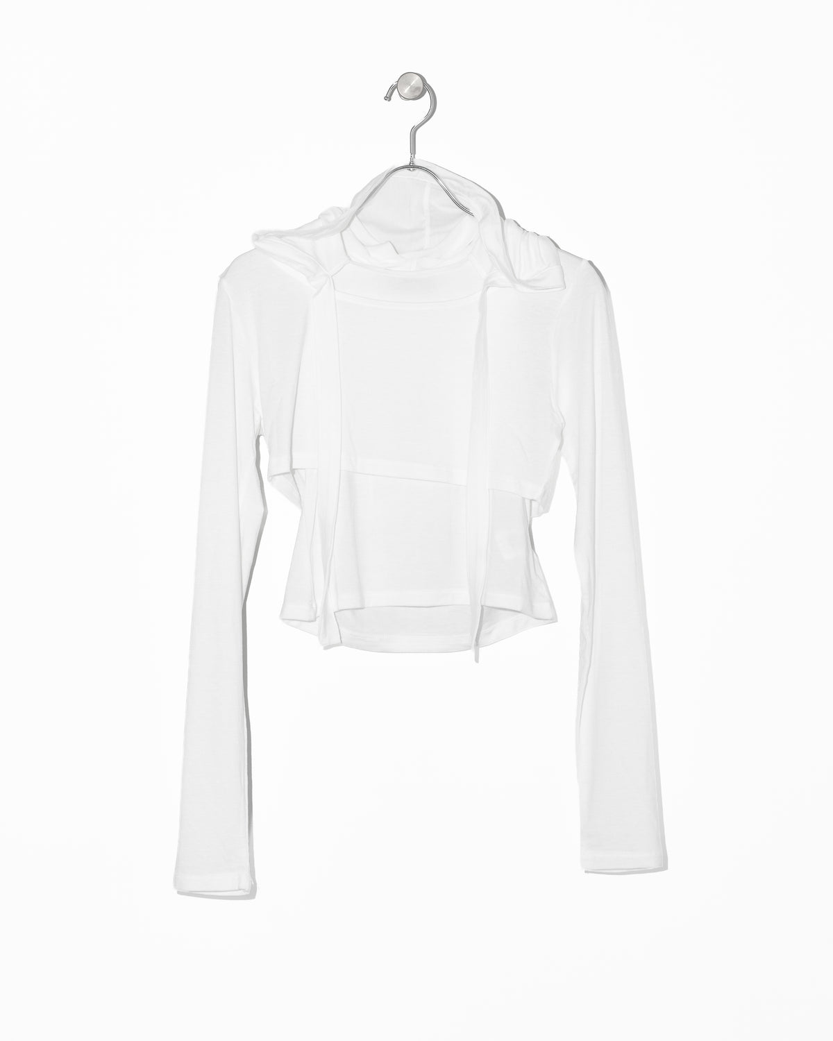 HOODIE SET TOP - WHITE