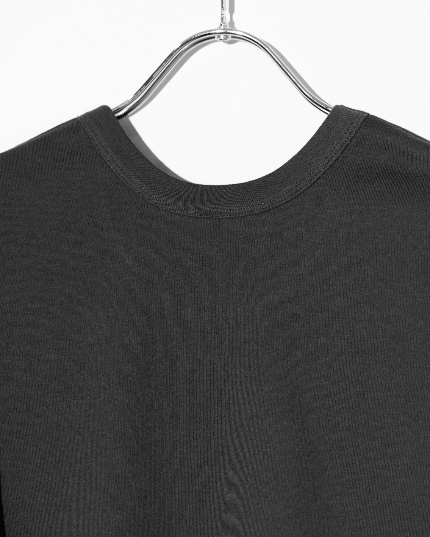STRAP DETAIL TEE - CHARCOAL