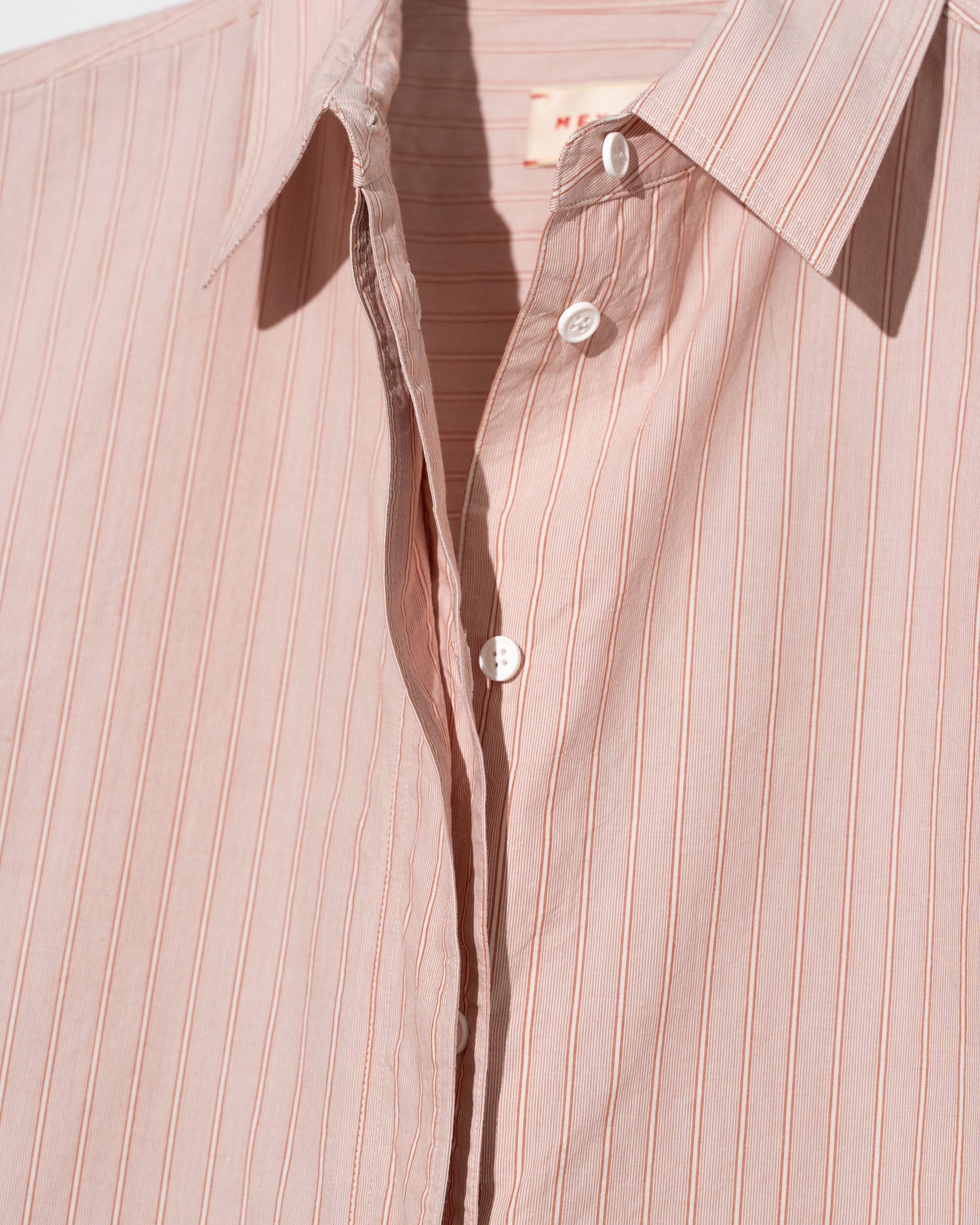 STRIPE BOW-TIE BLOUSE - RED