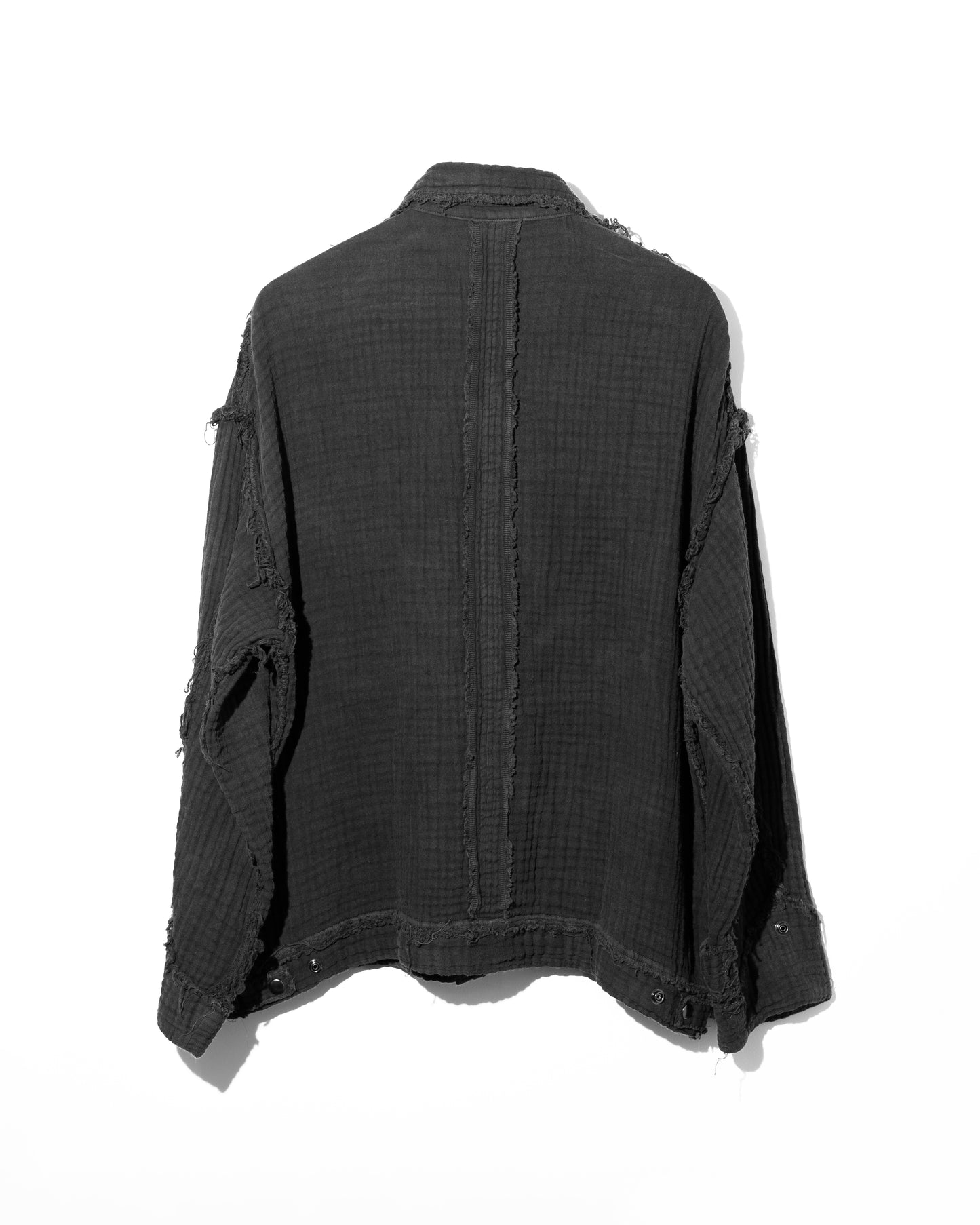 CREPON 4GAUZE COVERALL JACKET - SUMI