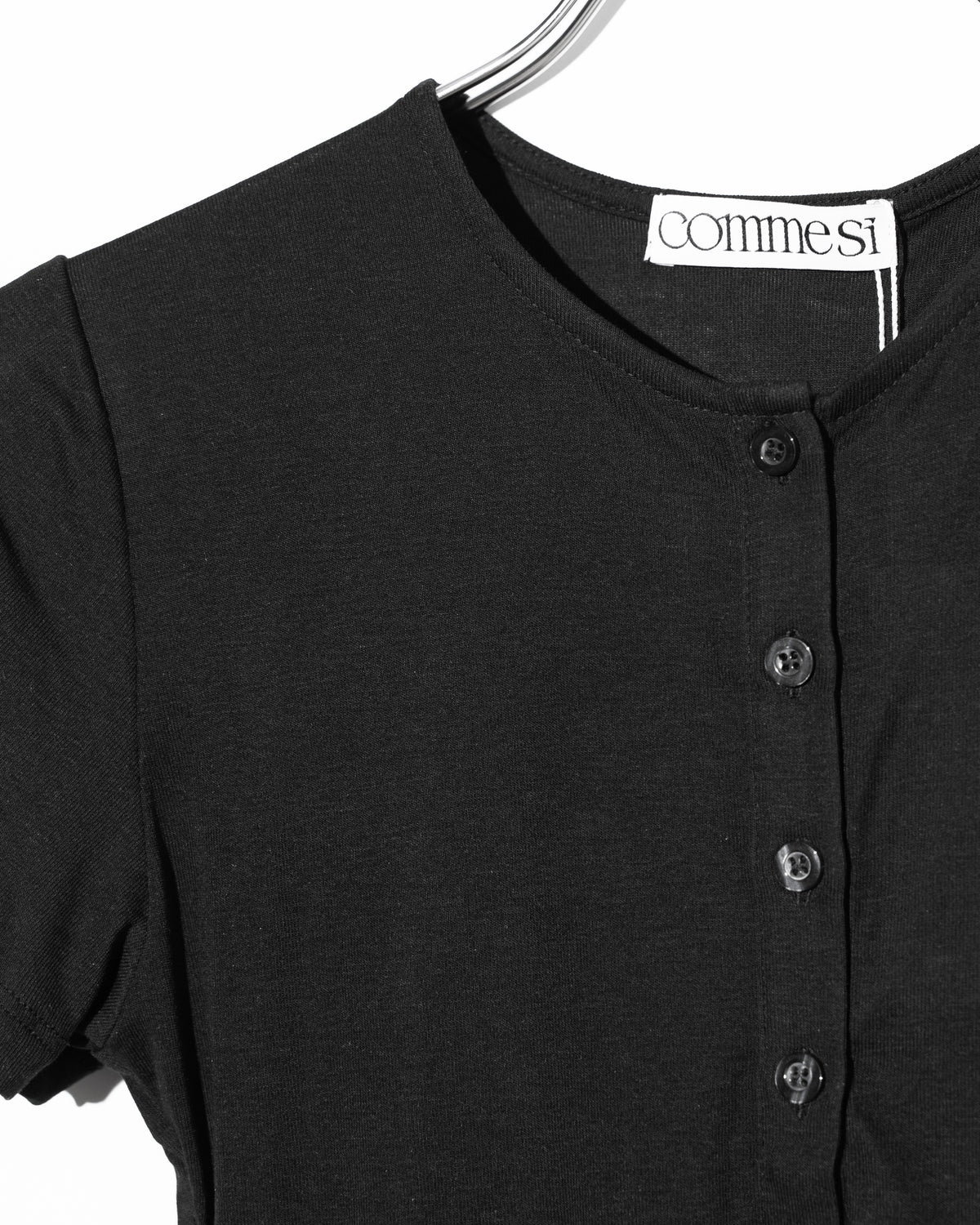 CARDIGAN TEE - BLACK