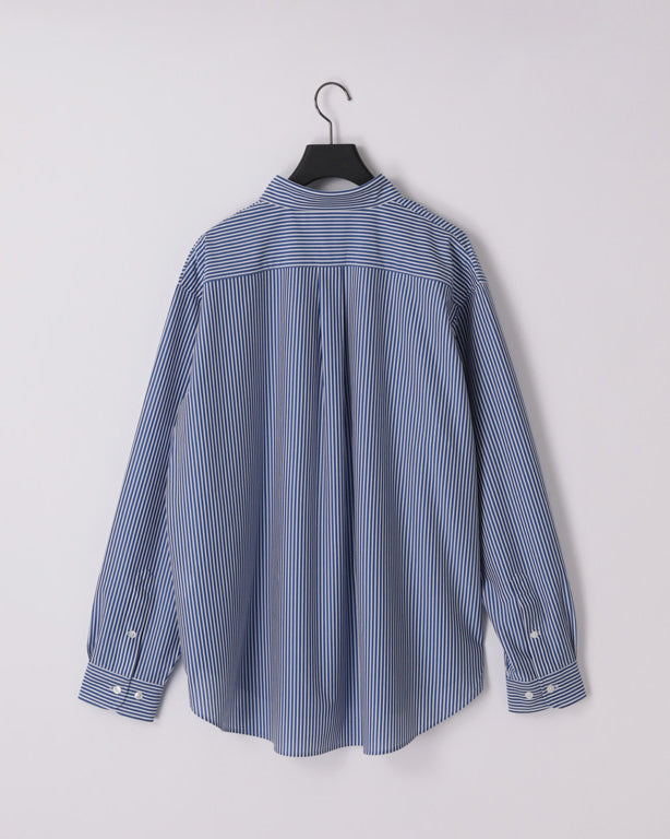 46G STRIPE ATMOSPHERE SHIRT - NAVY WHITE