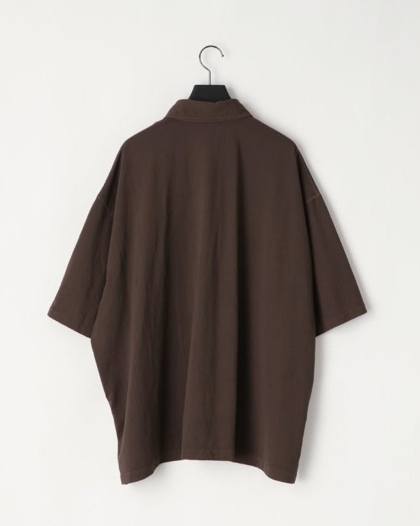 36G NYLON BALISE SS SHIRT - BROWN DYE