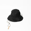 LINEN HAT MADE BY NINE TAILOR - BLACK