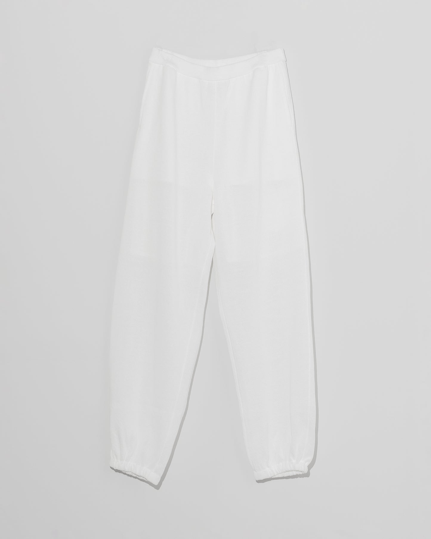 WASHI KNIT PANTS - WHITE