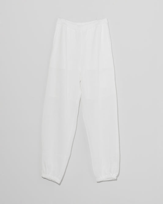 WASHI KNIT PANTS - WHITE