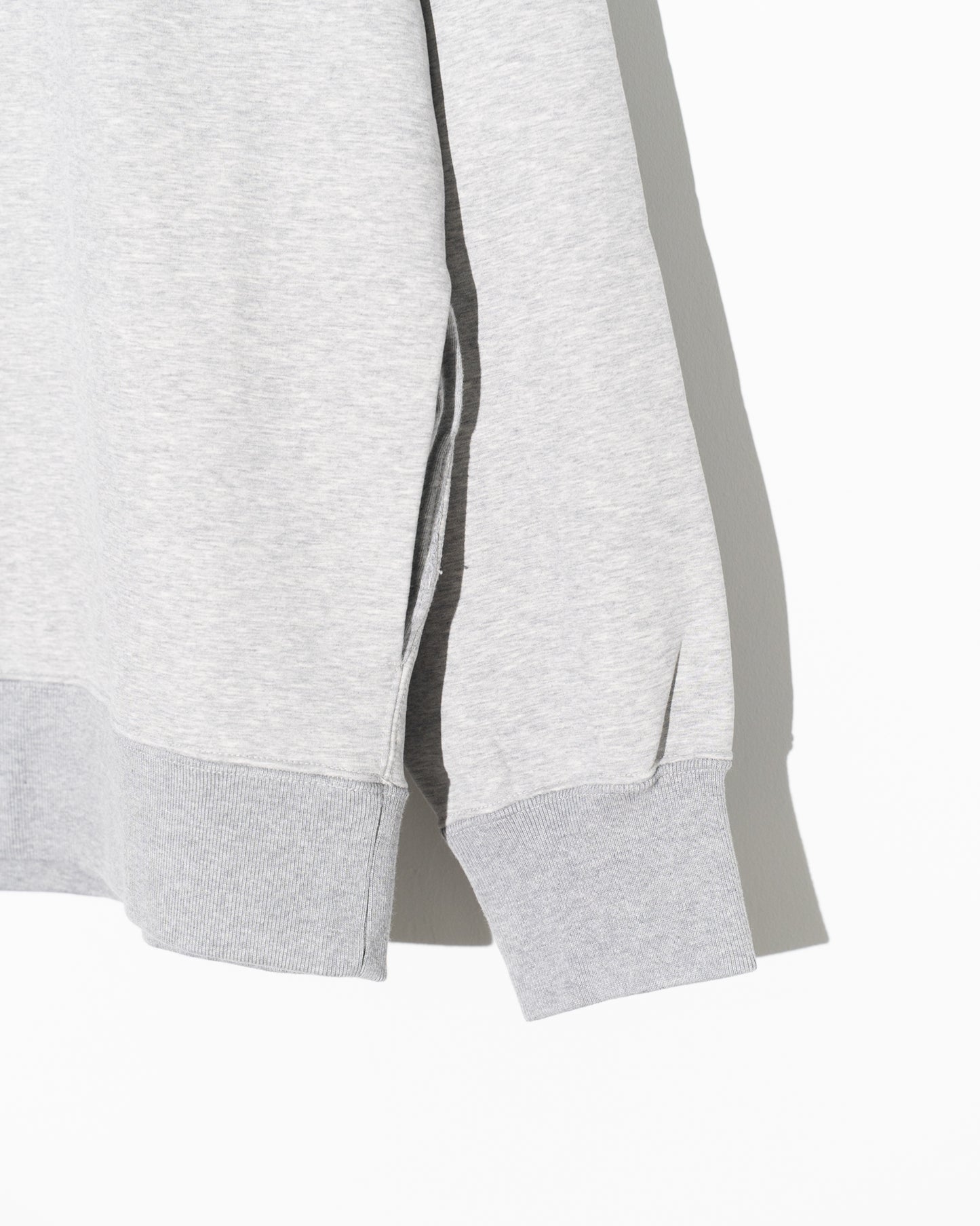 36G RAGLAN HEATHER PULLOVER - GRAY DYE
