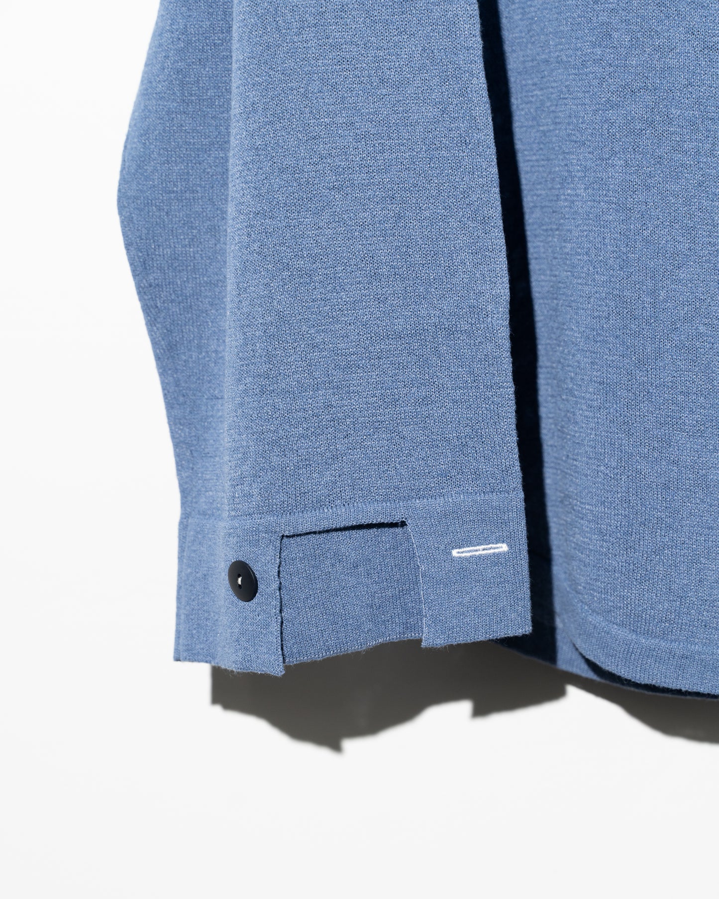 LINEN CHAMBRAY KNIT SHIRTS - INDIGO