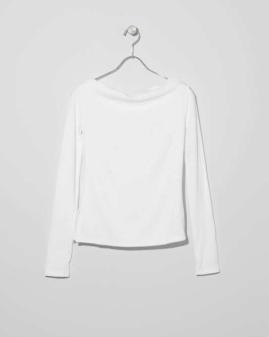 2 WAY SLIT TOP - IVORY