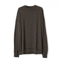 WOOL JERSEY PULLOVER - BROWN
