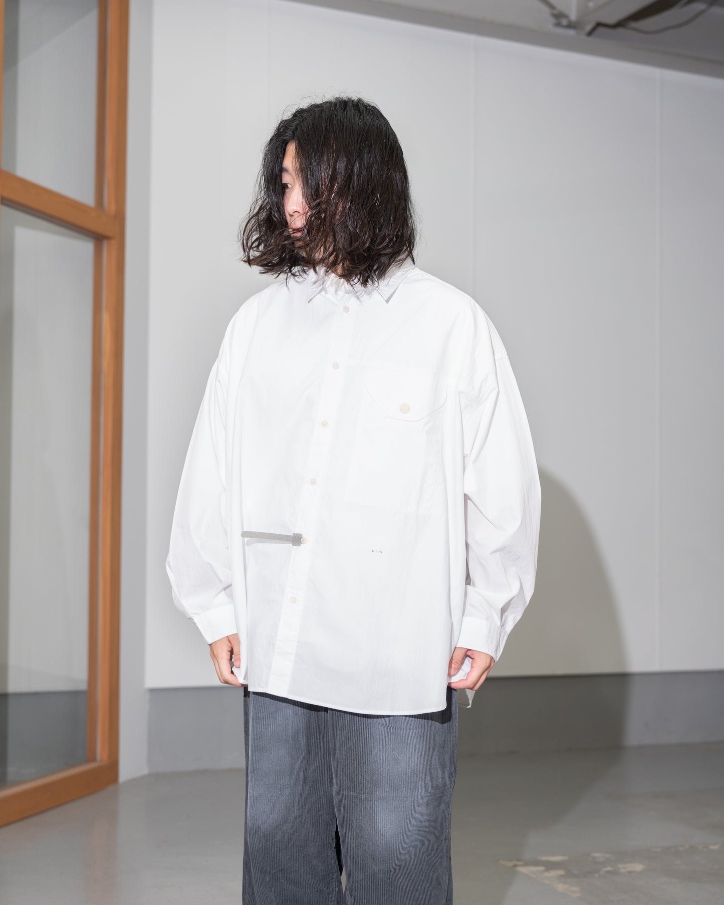 REIMAGINED ENGINEER L/S SHIRT - OFF WHITE