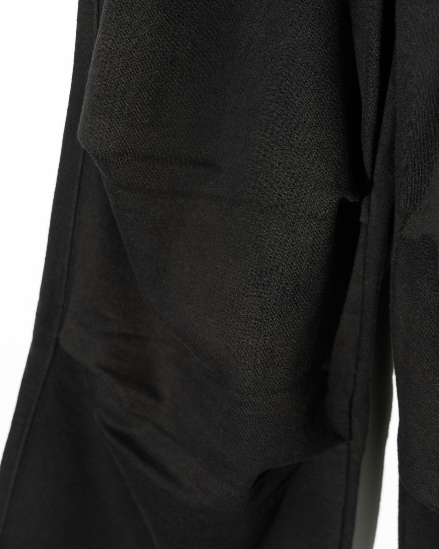 REIMAGINED NEWBOY FLEECE-LINED SWEATPANTS - BLEACHED BLACK
