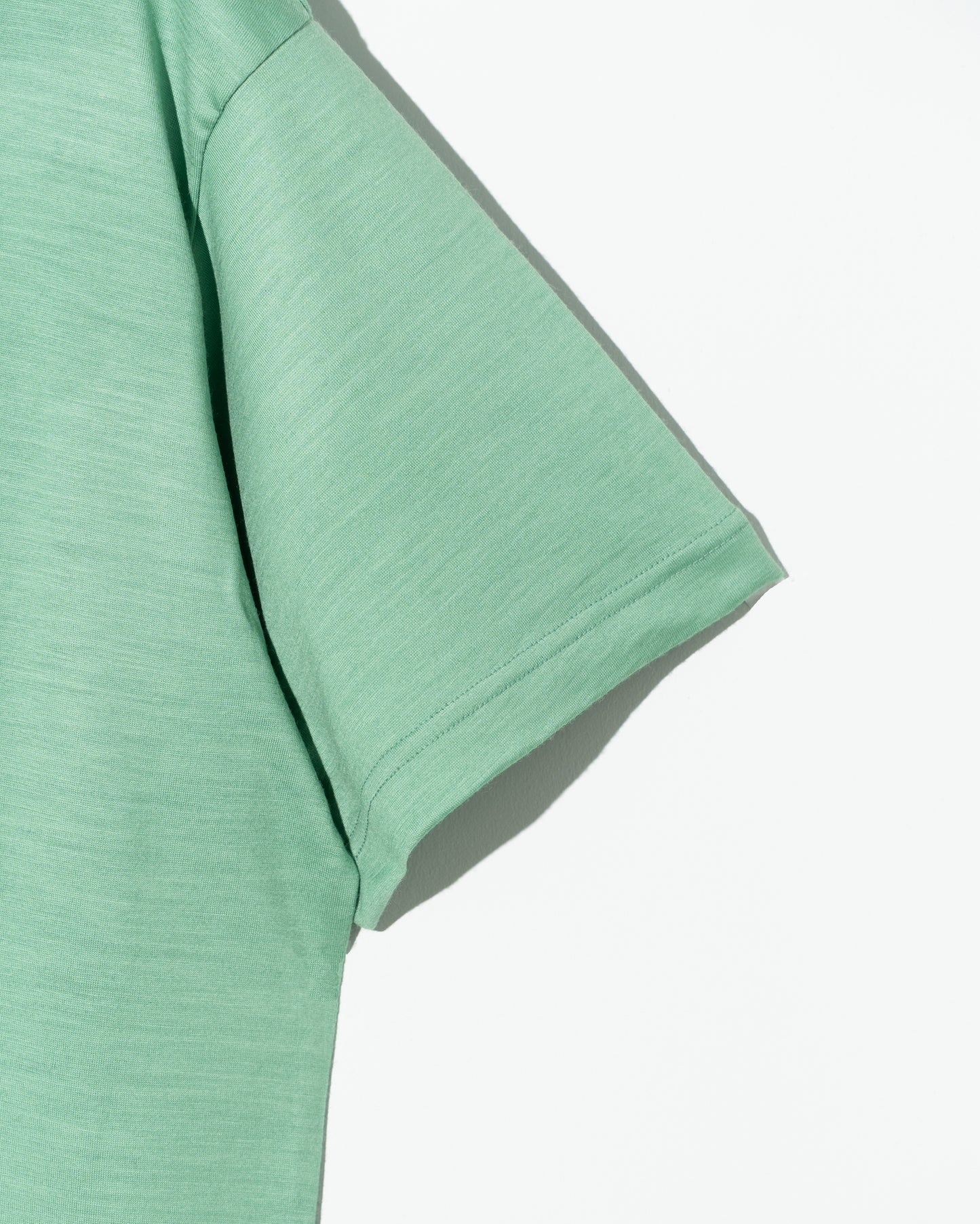 WOOL S/S T-SHIRT - GREEN