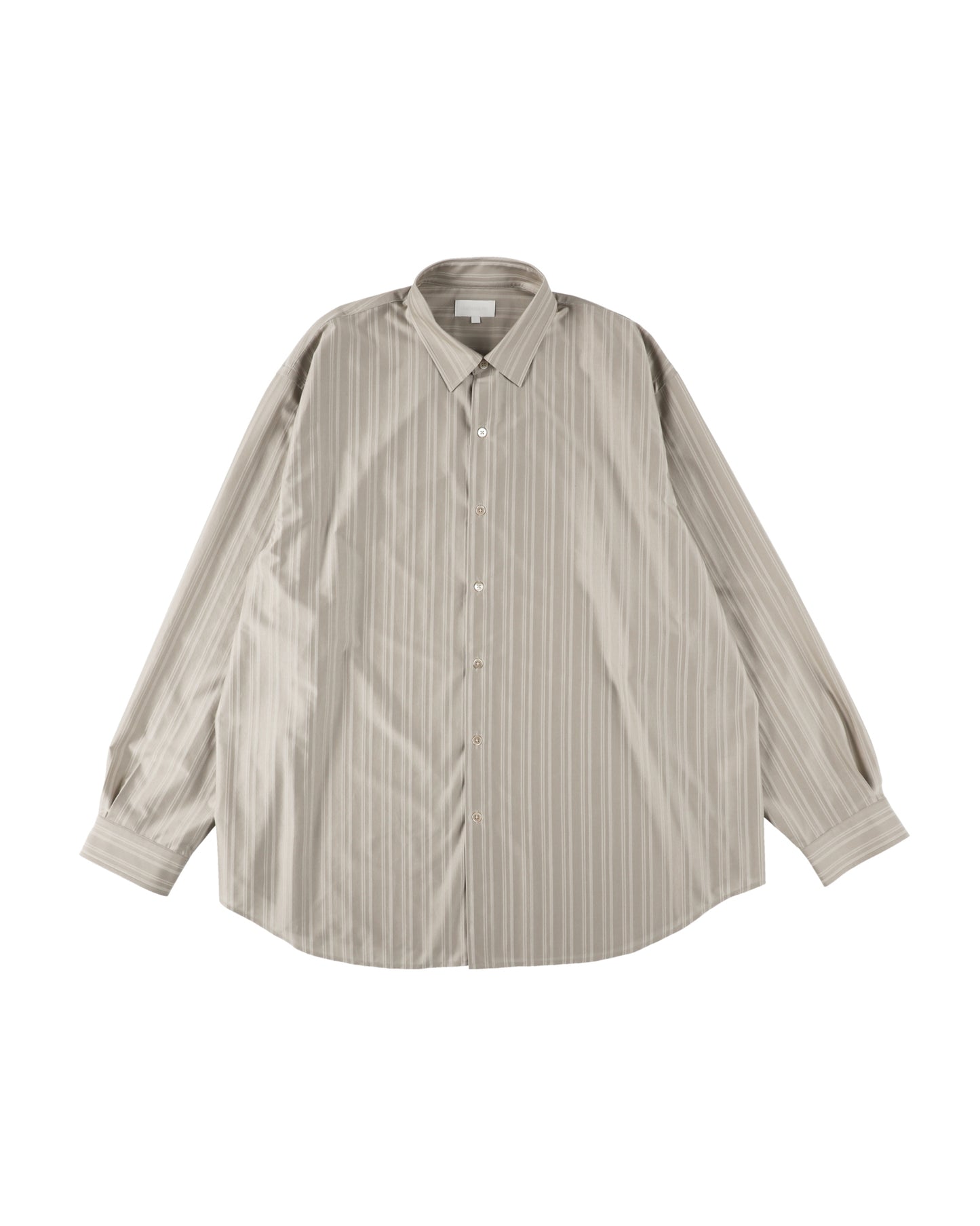 46G ATMOSPHERE STRIPE L/S SHIRT - KHAKI