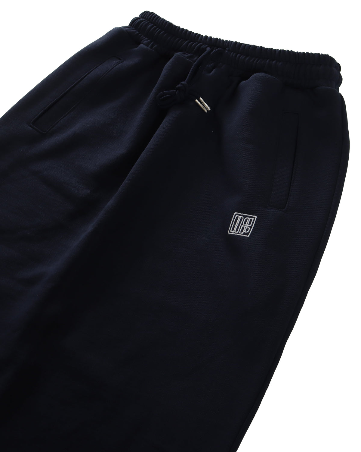 SQUARE LOGO SWEAT SKIRT - NAVY